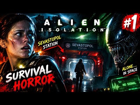 I MET THE MOST TERRIFYING ALIEN! 😱👽 | Alien: Isolation Hindi Gameplay #1