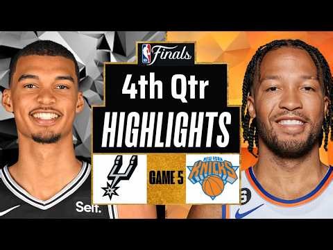 Spurs vs Knicks Highlights Today 4th Qtr | Jun13  | 2026 NBA Finals Full Highlights Game 5