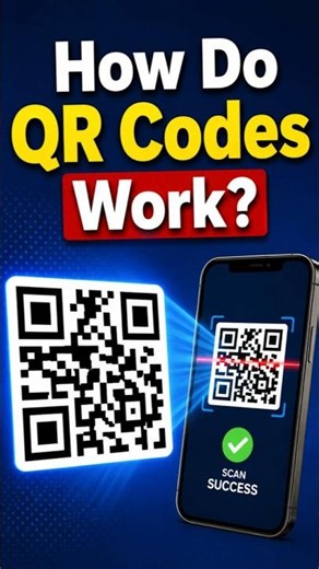 How Do QR Codes Work 📱🤯 #Shorts #qrcode #Technology