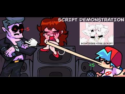 FNF:Codename Engine ScriptSlop Demonstration: Boykisser Kiss Script