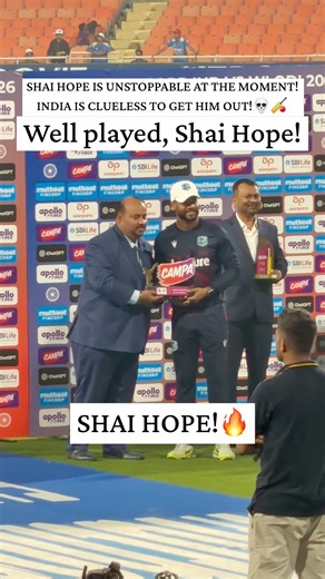Shai Hope Showed No Mercy to Indian Bowlers! 💀🏏 #shaihope #indvswi #shreyasiyer