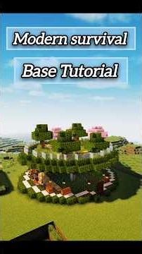 Minecraft modern survival base tutorial 🌟#shorts #minecraft #reels #magicaltinni #viral