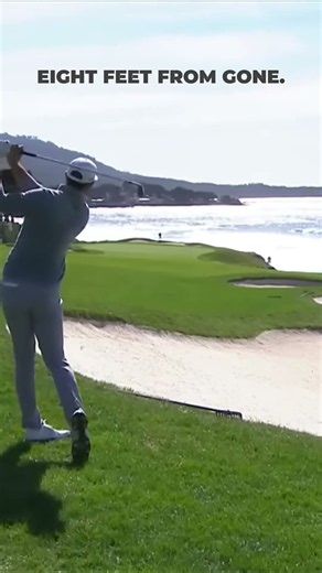 Dustin Johnson Had the Perfect Angle — and Almost No Margin | Pebble Beach Pro-Am 2017 #golfmoment