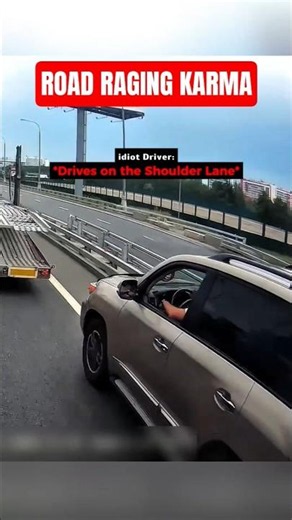 Road Rager Sideswipes Semi And Gets Karma