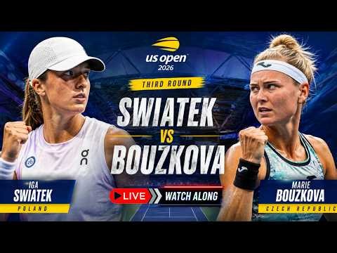 US Open Live: Iga Swiatek vs Marie Bouzkova - Grand Slam US Open 3rd Round Tennis Match Live
