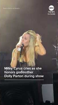 Miley Cyrus Broke Down Remembering Dolly Parton 💔