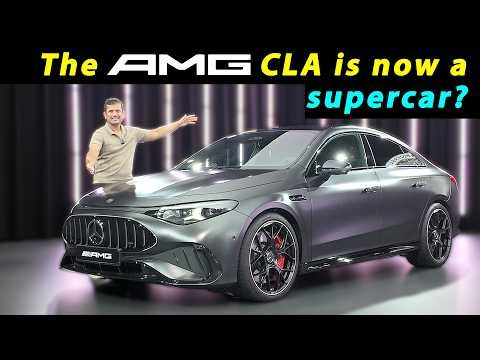 all-new Mercedes-AMG CLA 45 REVEAL - a small AMG GT 4 door with 3 s acceleration! (2027)
