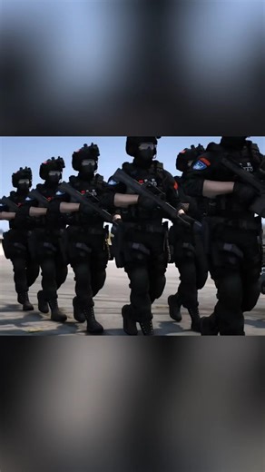 Black Army Black Commando Nsg Commando #military #army #viralvideo #shortvideo
