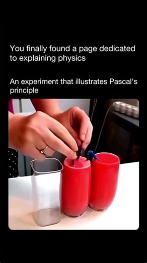 Pascal’s Principle Experiment Explained | Amazing Physics Demo #physics