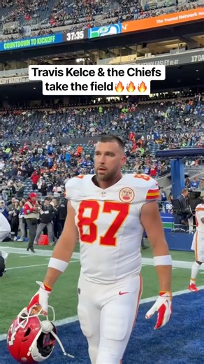 Travis Kelce & the Chiefs are ready for today’s game against the Seattle Seahawks!