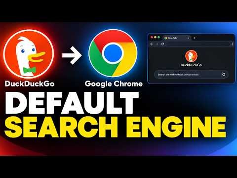 How to Make DuckDuckGo Default Search Engine in Google Chrome Browser
