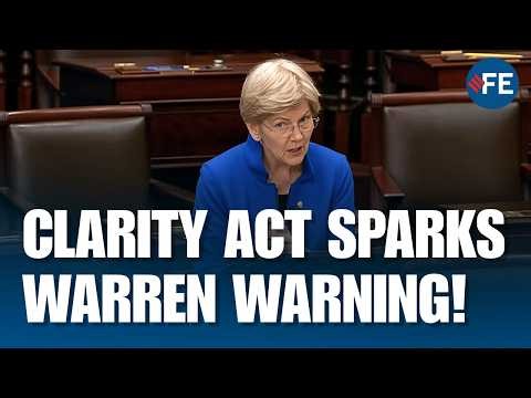 “Easier for terrorists” | Warren Attacks Clarity Act Over Trump, Iran And Crypto Risks
