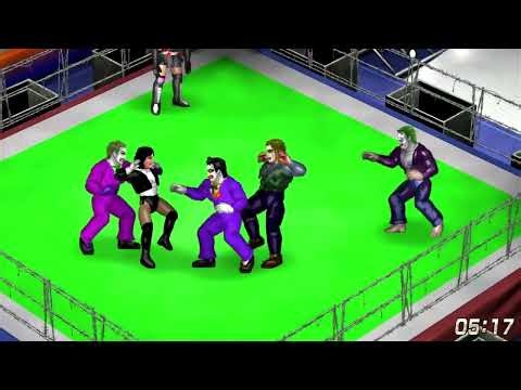 (Request) Zatanna vs. The Jokers in a Barbed Wire Deathmatch | Fire Pro Wrestling World
