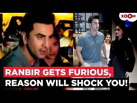 WATCH: Ranbir Kapoor LOSES COOL as Unruly Crowd Surrounds Him & Alia Bhatt!