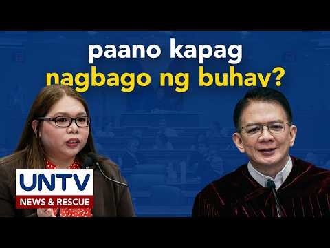 Tanong ni Presiding Officer Chiz Escudero na nakapagpatigil sa pagsagot ni prosec witness Atty. Anne