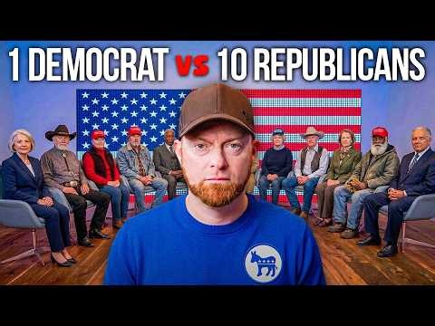 1 Liberal vs 10 MAGA Republicans (HEATED DEBATE)