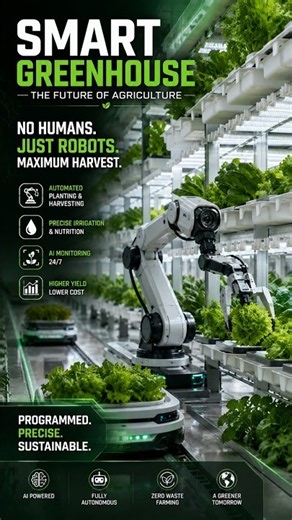 Smart Greenhouse #farmingtechnology #farming