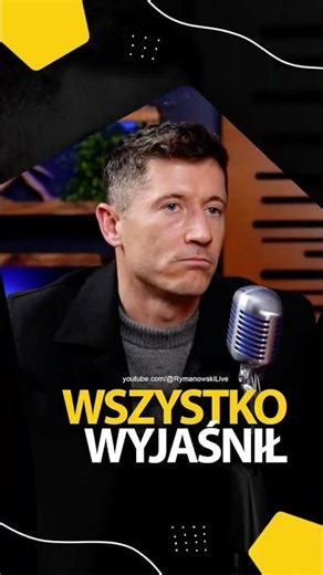 LEWANDOWSKI O KONFLIKCIE Z GLIKIEM I POŻYCZCE DLA GROSIKA