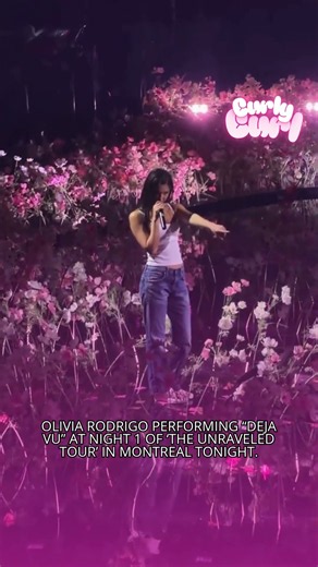 OLIVIA RODRIGO PERFORMS “DEJA VU” IN MONTREAL! 💜🎤