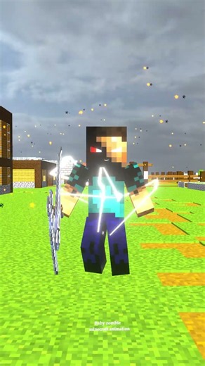 Herobrine wasn't defeated at all 😎 #minecraftanimation