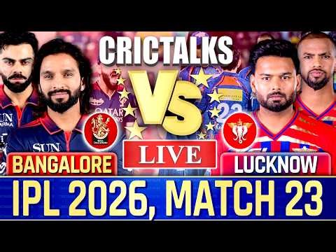 Live: Bangalore vs Lucknow, Live Match Today IPL 2026, Live Cricket Commentary, Scores 2nd Inn