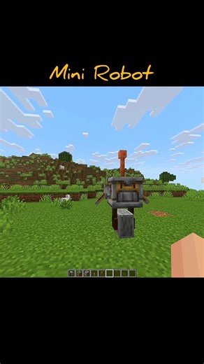 Mini Robot #babyshorts #minecraft