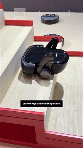 I just saw Roborock’s new two-legged robot vacuum climb up stairs at CES 2026