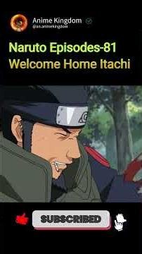 welcome home itachi Uchiha |Naruto Episode 81 English dubbed #naruto #anime #sasuke #itachi