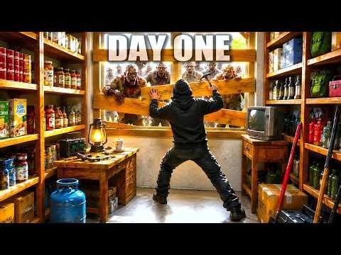 Day 1 Trying to Survive 10 Days in a Zombie Apocalypse...