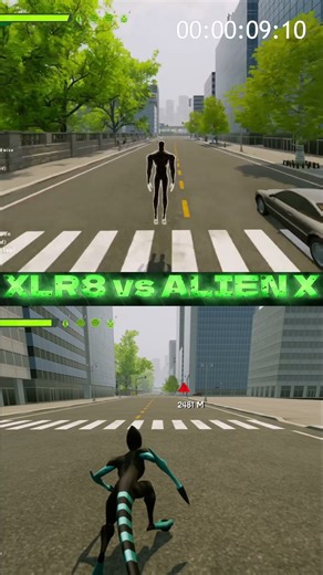 Alien x vs XLR8 | MOST REALISTIC GALVAN BEN 10 OPEN WORLD GAME| #ben10 #ben10gameplay