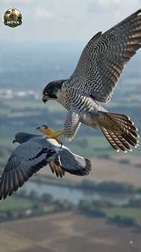 How the Peregrine Falcon Hunts at Incredible Speed