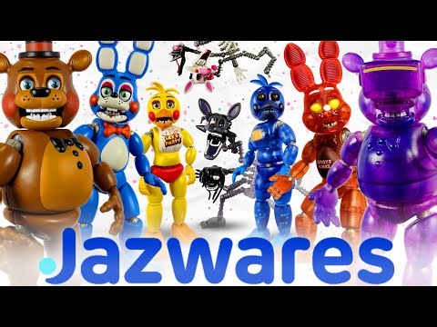 The FNAF Toy Animatronics Endo-Series Figures ARE HERE!