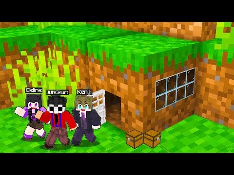 JUNGKurt Survives 100 Days Inside Block in Minecraft...