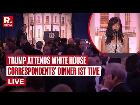 LIVE Now: Trump at White House Correspondents’ Dinner | First Time in 10 Years