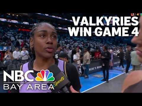 Valkyries beat Dream in Game 4 to even WNBA Finals