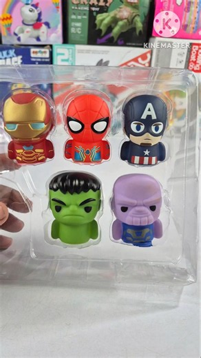 Unboxing Avengers Finger Puppet & Testing With asmr #toys #unboxing #avengers #puppet #rccars