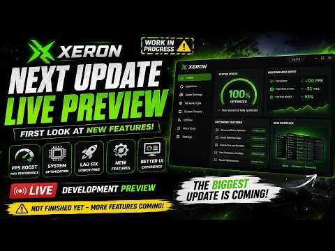 🔥 Xeron's Biggest Update Ever! | LIVE First Look (Work in Progress)