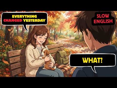 Learn English Through Conversation | Slow Listening Practice A2 [CC]