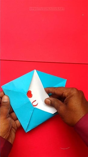 HOW TO MAKE AN ENVELOPE FOR LETTERS WITHOUT GLUE | EASY PAPER ENVELOPE INCL ART