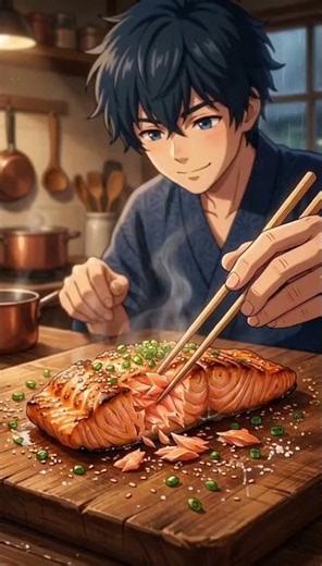 He Made Onigiri From Scratch 🍙 | Cozy Anime Cooking #cooking #anime