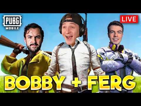 PUBG MOBILE WITH IFERG AND BOBBY PLAYS! LIVE
