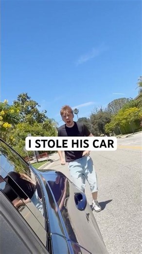 I stole my little brothers car..