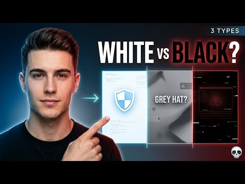 Types of Hackers Explained 🔥 White Hat vs Black Hat vs Grey Hat (Beginner Guide) #types #hacker 