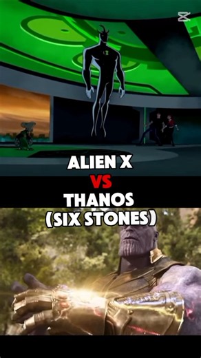 Alien X vs thanos #edit #marvel #ben10 #alienx #1v1 #vs #thanos #ytdayibenionecikarnolur #vs