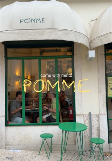 Pomme in Lisbon was so yum 🍏🌟 #lisbon #lisbonportugal #lisbonrecommendations #lisbontravel #lisbonfood