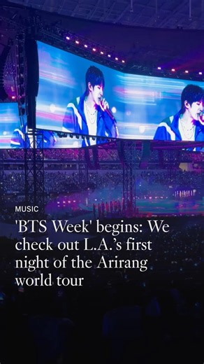 BTS plays Arirang tour at SoFi