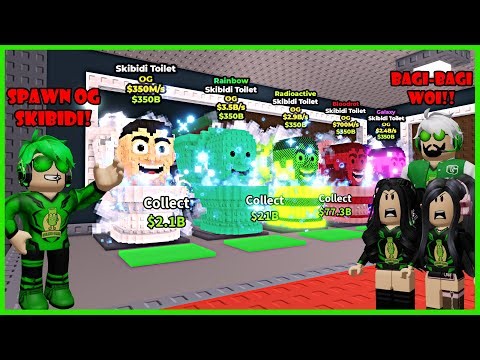 Aku Jadi Admin Steal A Brainrot Spawn Semua Jenis OG Skibidi Toilet Di Roblox