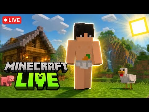 Minecraft Survival LIVE 🔴 Java SMP Grinding, Building & PvP