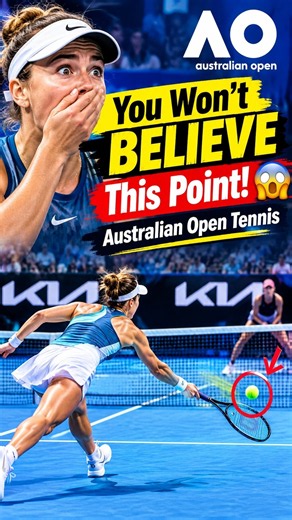 You Won’t BELIEVE This Point! 😱 | Australian Open Tennis