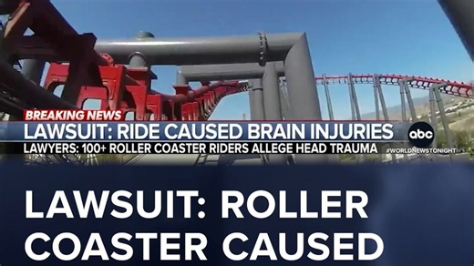 Lawsuit: Roller coaster caused brain injuries